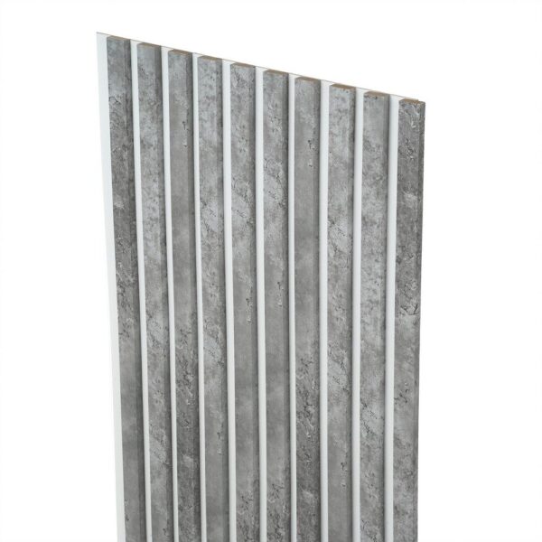 lamele na bialej plycie Beton 04