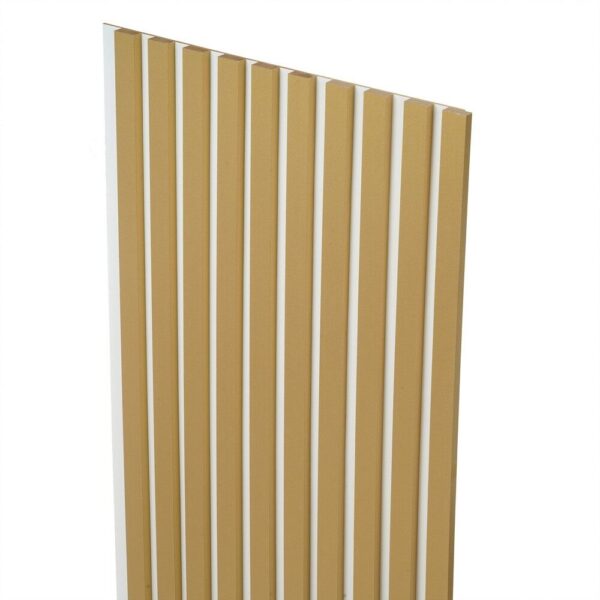 lamele na bialej plycie złoty 65