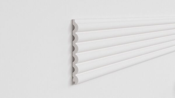 biały panel ryflowany JC1486-b