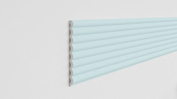 biały panel ryflowany JC694-b