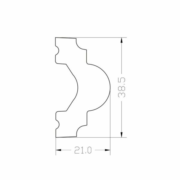 lista scienna poliuretanowa Jx127 sq lista scienna poliuretanowa Jx127 sq
