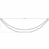 lista sufitowa poliuretanowa JX70